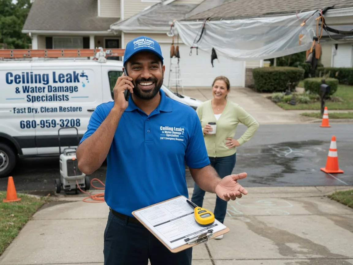 Ceiling Leak Cleanup Hill City, KS FAQs